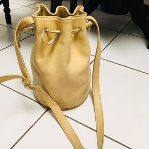 Coach tan handbag